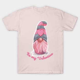 Sweet Be my Valentine Gnome T-Shirt